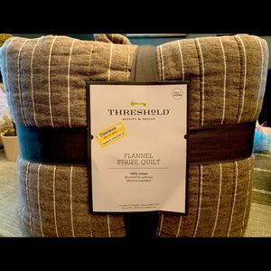 Brand New Threshold Flannel Quilt